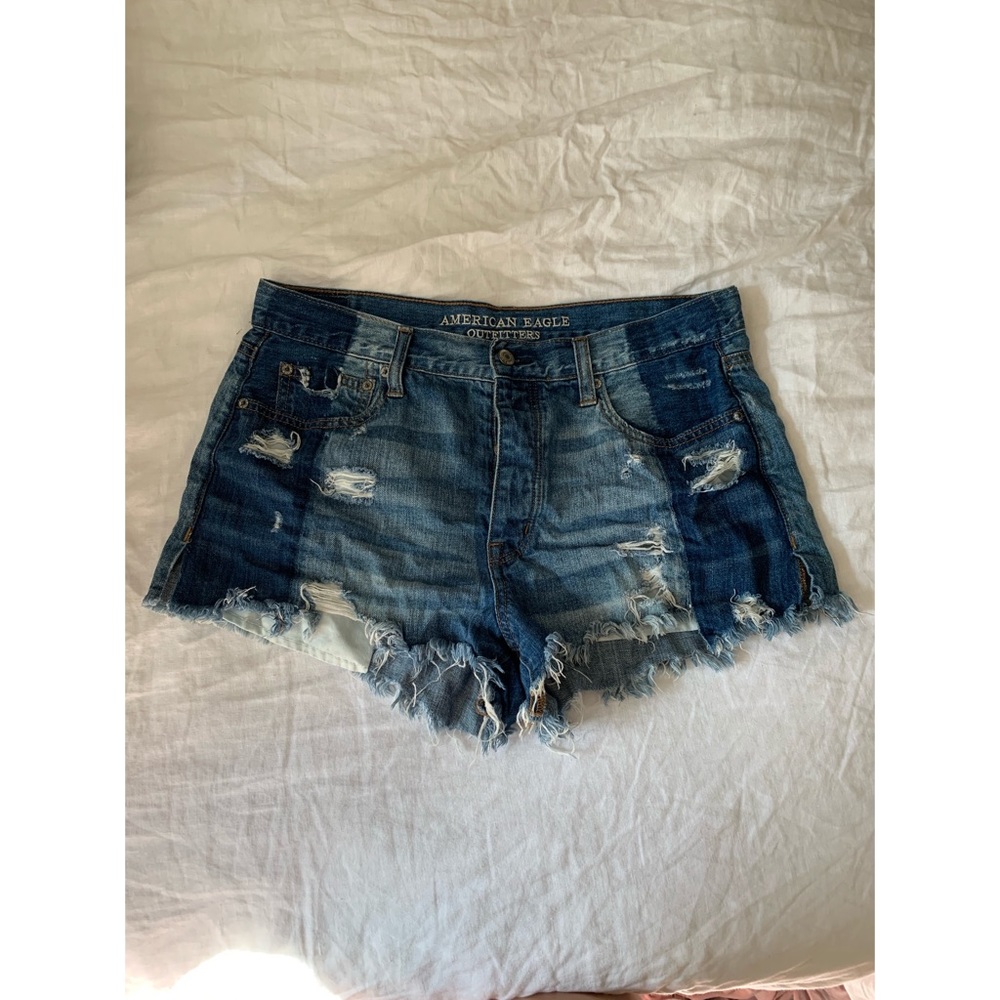American Eagle Two Tone Jean Shorts